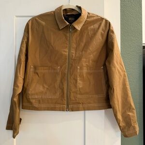Brown cropped jacket